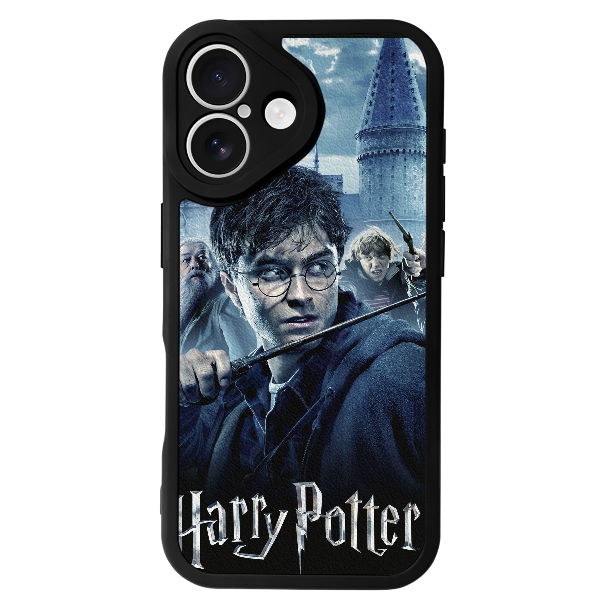 （画像用） Harry Potter ハリー・ポッターシリーズ 【iPhone 16シリーズ対応】シリコンスマホケース（レザー調） 材質：シリコン